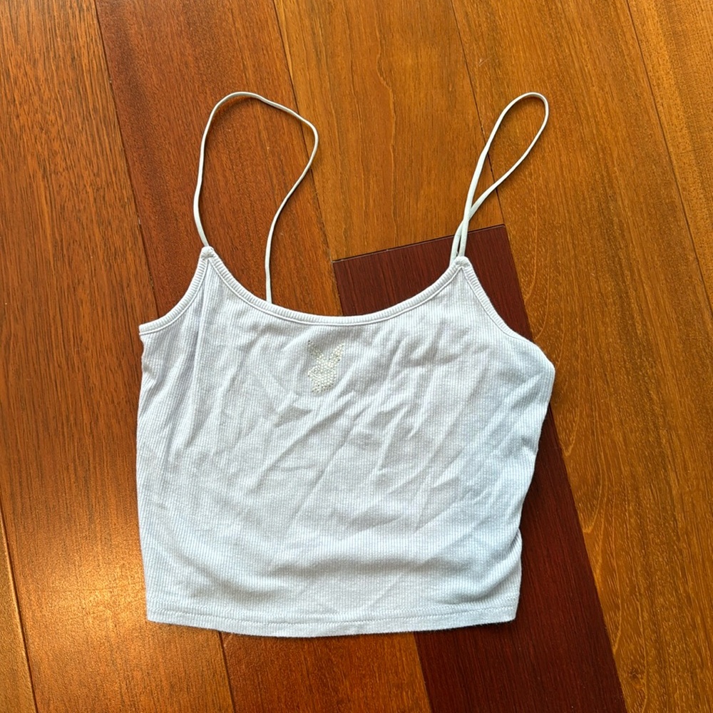 PLAYBOY tank bejeweled top